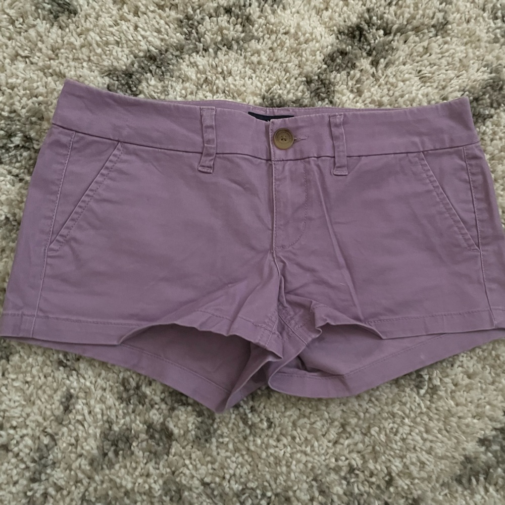 AE size 4 shorty shorts. Lavender color. Never worn